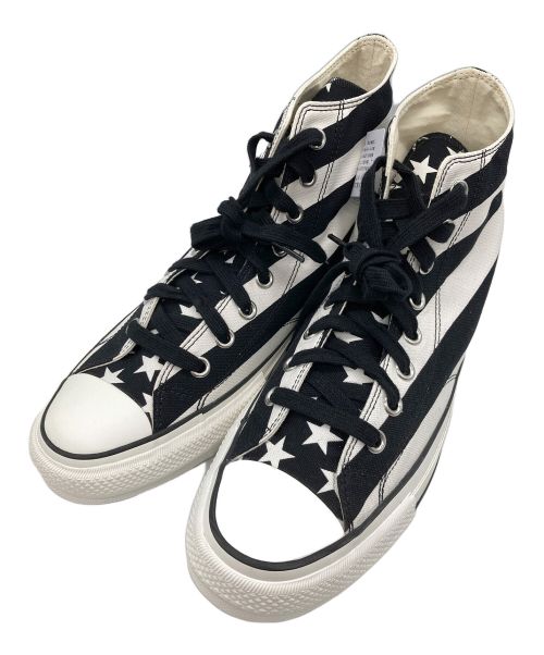 CONVERSE ADDICT（コンバース アディクト）CONVERSE ADDICT (コンバース アディクト) CHUCK TAYLOR MATERIAL HI ホワイト×ブラック サイズ:JPN28 未使用品の古着・服飾アイテム