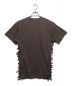 FUMIKA UCHIDA (フミカウチダ) OVERDYED SIDE SHORRING TEE ブラウン サイズ:SIZE M：8000円