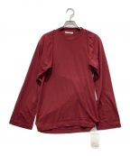 FUMIKA UCHIDAフミカウチダ）の古着「SEPARATE LONG-SLEEVE TEE」｜バーガンディー