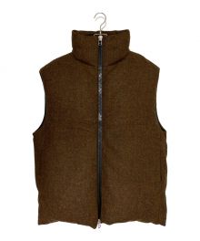 OAMC×Harris Tweed（オーエーエムシー×ハリスツイード）の古着「INFLATE GILET HARRIS TWEED」｜ブラウン