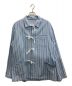 Maison Margiela（メゾンマルジェラ）の古着「22SS STRIPE SHIRTS JACKET/ストライプシャツジャケット」｜ブルー