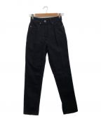 LEMAIREルメール）の古着「DENIM FITTED PANTS」｜BLACK