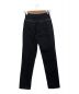 LEMAIRE (ルメール) DENIM FITTED PANTS BLACK サイズ:34：12800円