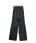 HYKE (ハイク) PLAID EASY PANTS ブラック サイズ:SIZE36：15800円