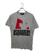 DSQUARED2ディースクエアード）の古着「プリントTシャツ」｜グレー