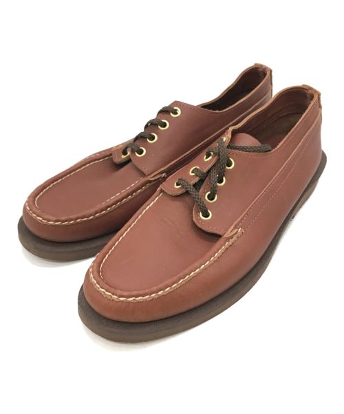 RUSSELL MOCCASIN（ラッセルモカシン）RUSSELL MOCCASIN (ラッセルモカシン) モカシンシューズ ブラウン サイズ:9 EEの古着・服飾アイテム