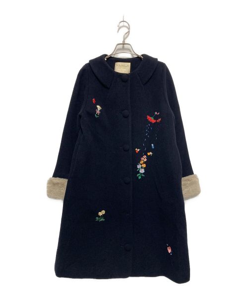 franche lippee（フランシュリッペ）franche lippee (フランシュリッペ) ぽたぽたコート ネイビー サイズ:Ⅿの古着・服飾アイテム