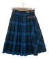 Jane Marple（ジェーンマープル）の古着「Wool tartan check 2face skirt」｜ブルー