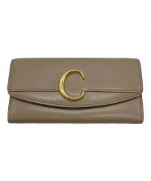 Chloe（クロエ）の古着「クロエシーロングウォレット」｜ベージュ