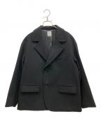 BEDWIN &THE HEARTBREAKERSベドウィンアンドザ ハートブレイカーズ）の古着「3B WOOL NYLON TAYLOR JACKET “SALVADOR”　ウールナイロンジャケット　20AB5545　」｜ブラック