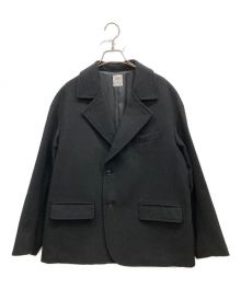 BEDWIN &THE HEARTBREAKERS（ベドウィンアンドザ ハートブレイカーズ）の古着「3B WOOL NYLON TAYLOR JACKET “SALVADOR”　ウールナイロンジャケット　20AB5545　」｜ブラック