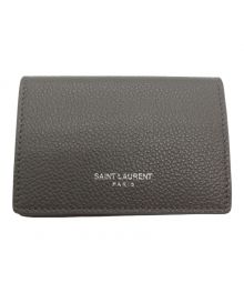 Saint Laurent Paris（サンローランパリ）の古着「タイニーウォレット コンパクトウォレット」｜グレー