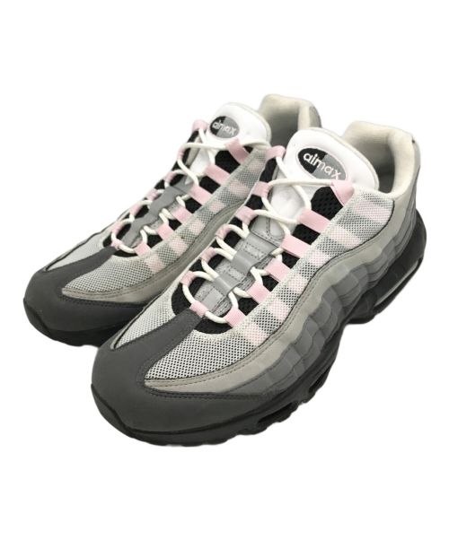 NIKE（ナイキ）NIKE (ナイキ) AIR MAX 95 PREMIUM グレー×ピンク サイズ:28.5cmの古着・服飾アイテム