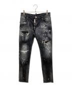 DSQUARED2ディースクエアード）の古着「SKATER JEAN デニムパンツ S74LB0997」｜ブラック