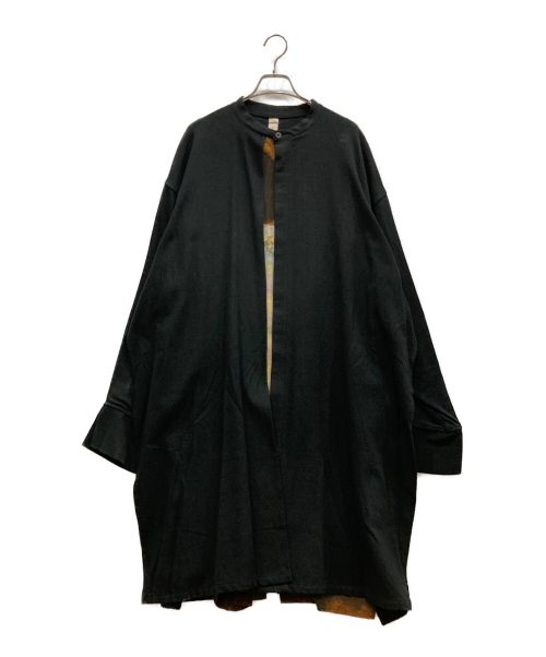 SHINYA KOZUKA（シンヤコズカ）SHINYA KOZUKA (シンヤコズカ) HJ SLEEPING SHIRT　スリーピング　ロング　シャツ ブラック サイズ:Mの古着・服飾アイテム