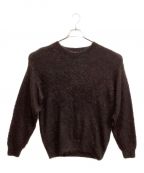 AURALEEオーラリー）の古着「BRUSHED SUPER KID MOHAIR KNIT P/O」｜ブラウン