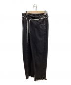 MAISON EUREKAメゾンエウレカ）の古着「VINTAGE REWORK BIGGY PANTS」｜ブラック