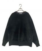 Y-3ワイスリー）の古着「U SQUARE VELVET SPACER CREW SWEATSHIRT」｜ブラック