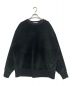 Y-3（ワイスリー）の古着「U SQUARE VELVET SPACER CREW SWEATSHIRT」｜ブラック