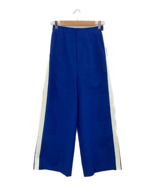 nagonstans（ナゴンスタンス）nagonstans (ナゴンスタンス) ソフトオックス サイドラインpants ブルー サイズ:Sの古着・服飾アイテム