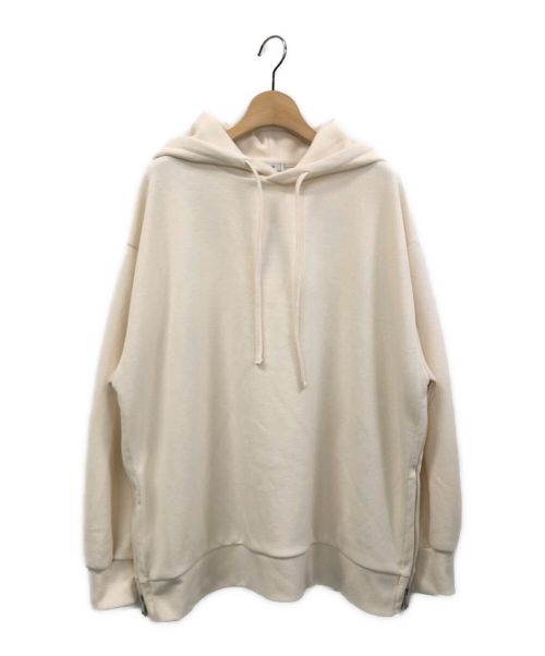 CLANE（クラネ）CLANE (クラネ) SIDE ZIP WIDE HOODIE アイボリー サイズ:1の古着・服飾アイテム