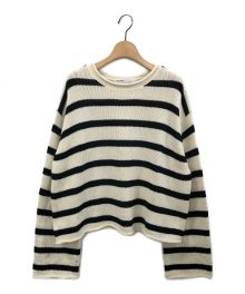 L'appartement（アパルトモン）の古着「Border Rollup Knit Pullover」