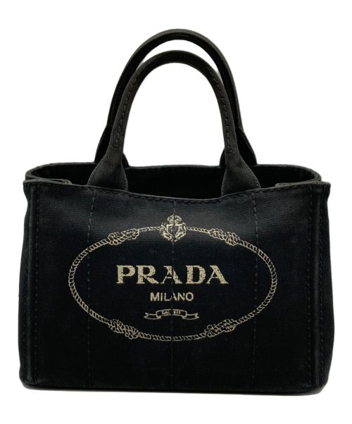 PRADA（プラダ）PRADA (プラダ) 2WAYバッグ ブラックの古着・服飾アイテム