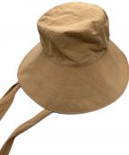 kijima takayukiキジマタカユキ）の古着「COTTON LINEN SLAB BUCKET HAT」｜ベージュ