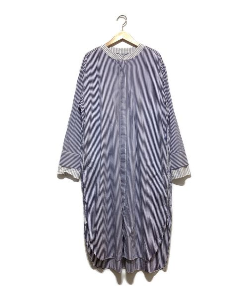 ESLOW（エスロー）ESLOW (エスロー) シャツワンピース ブルー サイズ:2の古着・服飾アイテム