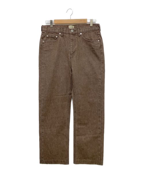 THE SHISHIKUI（ザ シシクイ）THE SHISHIKUI (ザ シシクイ) BASIC JEANS ブラウン サイズ:28の古着・服飾アイテム