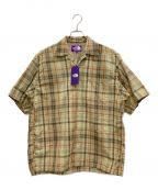 THE NORTHFACE PURPLELABELザ・ノースフェイス パープルレーベル）の古着「Madras Field H/S Shirt」｜ベージュ