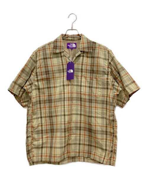 THE NORTHFACE PURPLELABEL（ザ・ノースフェイス パープルレーベル）THE NORTHFACE PURPLELABEL (ザ・ノースフェイス パープルレーベル) Madras Field H/S Shirt ベージュ サイズ:S 未使用品の古着・服飾アイテム