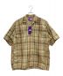 THE NORTHFACE PURPLELABEL（ザ・ノースフェイス パープルレーベル）の古着「Madras Field H/S Shirt」｜ベージュ