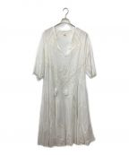 Spick and Spanスピックアンドスパン）の古着「LA CABANE DE STELLA HAMPTON LACE DRESS」｜ホワイト