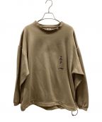 SASQUATCHfabrix.サスクワッチファブリックス）の古着「BIG CREWNECK TOP」｜ブラウン