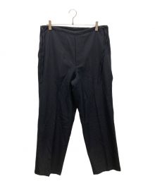 BLURHMS（ブラームス）の古着「Wool Surge Super Wide Easy Slacks」｜ブラック