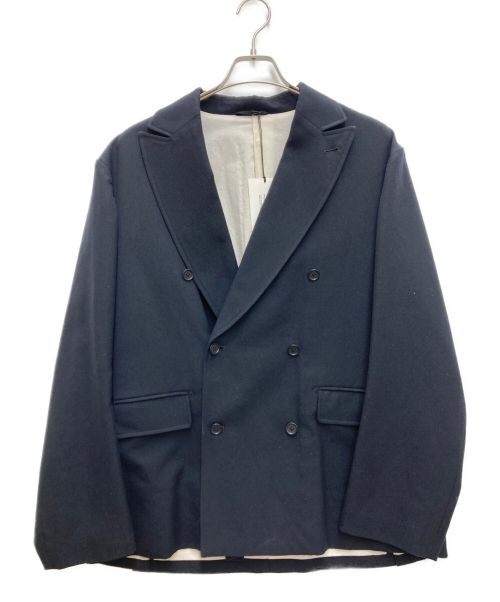 BLURHMS（ブラームス）BLURHMS (ブラームス) Wool Surge Double Breasted Jacket ブラック サイズ:3の古着・服飾アイテム