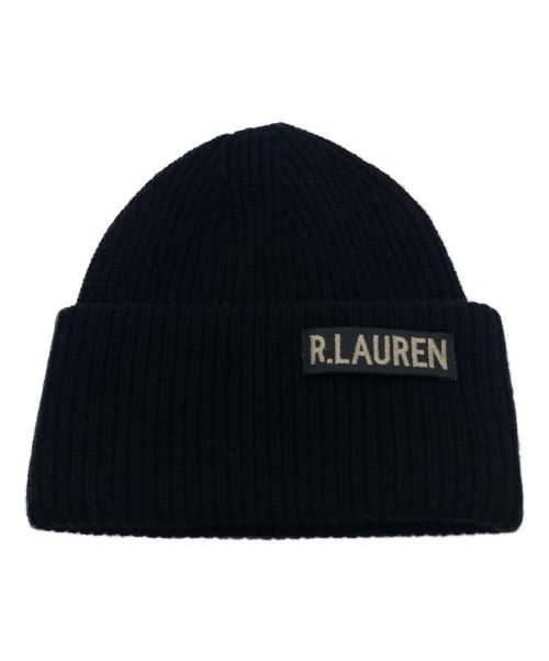 RALPH LAUREN（ラルフローレン）RALPH LAUREN (ラルフローレン) SURPLUS CUFF HAT ブラックの古着・服飾アイテム