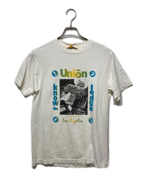 UNION（ユニオン）UNION (ユニオン) プリントTシャツ ホワイト サイズ:1の古着・服飾アイテム