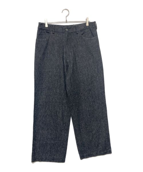 cornier（コルニエ）cornier (コルニエ) SILK NEP DENIM PANTS ブレックシャンブレー サイズ:Lの古着・服飾アイテム