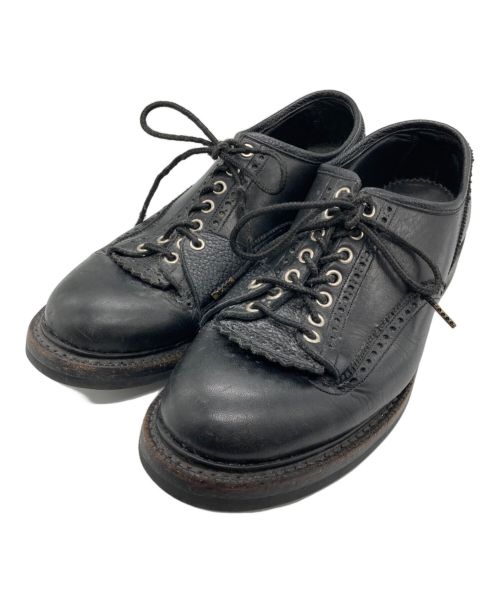 foot the coacher（フットザコーチャー）foot the coacher (フットザコーチャー) COMMANDO SHOES ブラック サイズ:7　1/2の古着・服飾アイテム