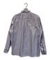 AURALEE (オーラリー) WASHED FINX TWILL STRIPE SHIRTS パープル サイズ:4：6800円