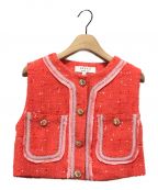 DREAM sister janeドリームシスタージェーン）の古着「Citrus Summer Tweed Vest」｜ピンク