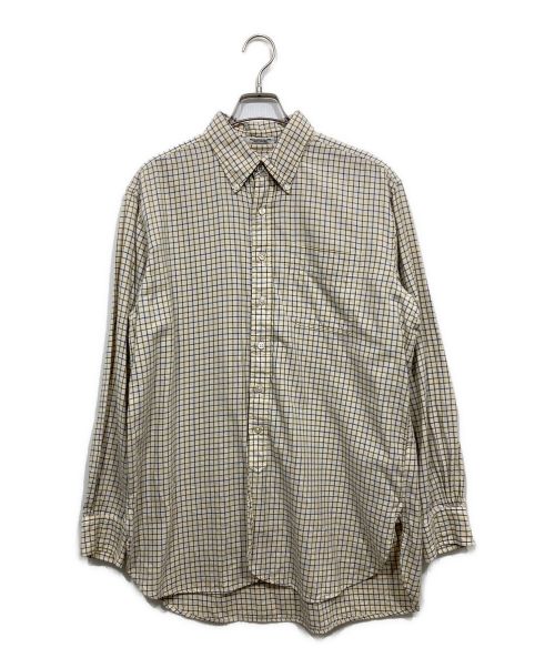 Engineered Garments（エンジニアド ガーメンツ）Engineered Garments (エンジニアド ガーメンツ) チェックシャツ アイボリー×グリーン サイズ:Sの古着・服飾アイテム