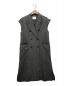 AMERI（アメリ）の古着「HERRINGBONE LONG JACKET VEST」｜グレー