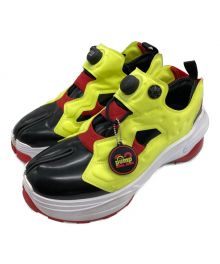 REEBOK×Maison Margiela 22（リーボック×メゾンマルジェラ 22）の古着「Tabi Instapump Fury Oxford ローカットスニーカー S57WS0404 P3782」｜イエロー×ブラック