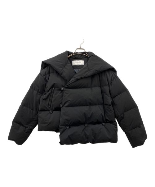 LE CIEL BLEU（ルシェルブルー）LE CIEL BLEU (ルシェルブルー) Peeled Puffer Jacket（ピールパファージャケット） ブラック サイズ:36の古着・服飾アイテム