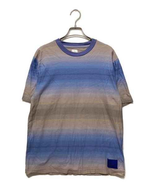 PAUL SMITH（ポールスミス）PAUL SMITH (ポールスミス) グラデーションTシャツ ベージュ×ブルー サイズ:Lの古着・服飾アイテム