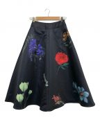 Ameriアメリ）の古着「AMANDA FLARE SKIRT」｜ネイビー