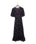 HER LIP TO (ハーリップトゥ) Lip-print Wrap Dress ネイビー サイズ:Free：5000円